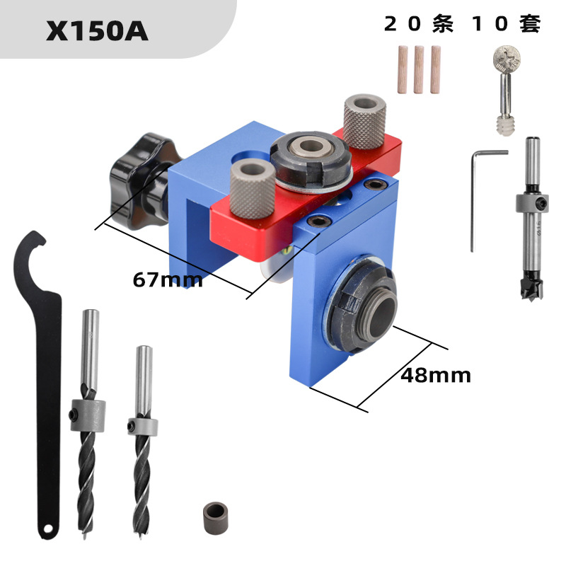 Pocket Hole Jig - Kit Jig Lubang Saku TEBAK W-136,