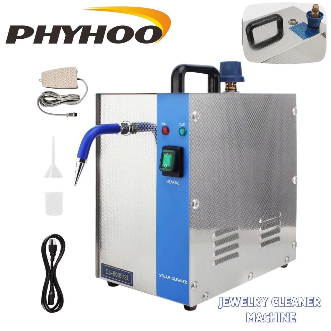Workshop Tools Steam - PHYHOO 1300W Pembersih Uap Perhiasan Kapasitas