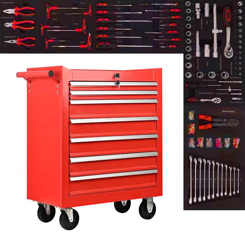 Produsen Cina 7 Laci Lemari Al - Workshop Garage Tools Manufacturer ulasan dan harga