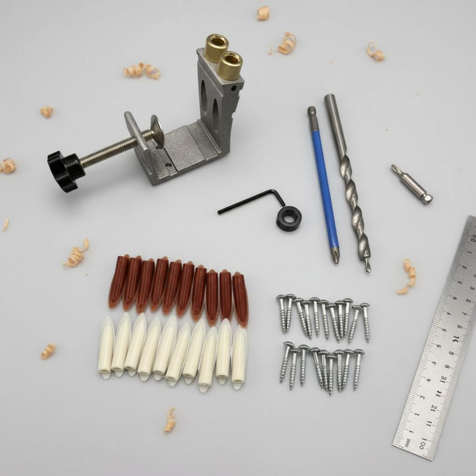 47 Buah Jig Pengeboran Lubang  - Pocket Hole Jig ulasan dan harga