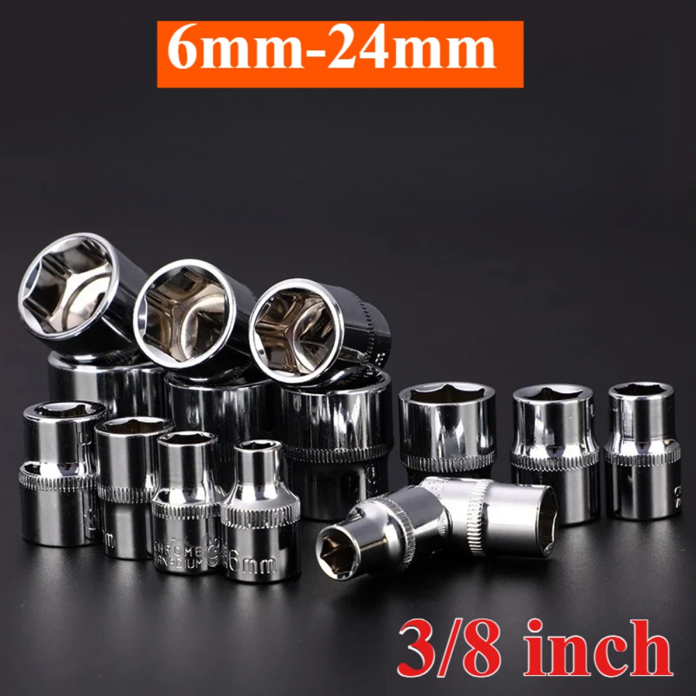 3/8 Soket Pendek 6-24Mm Soket  - Workshop Hand Tools ulasan dan harga