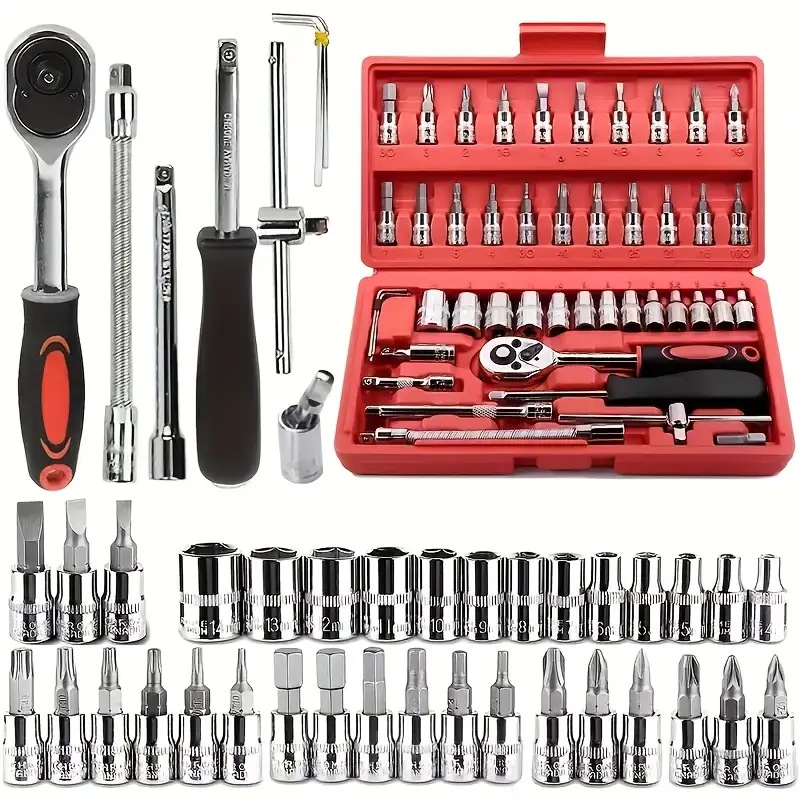 46Pc Set Perkakas Perawatan Mo - Workshop Tools Sale ulasan dan harga