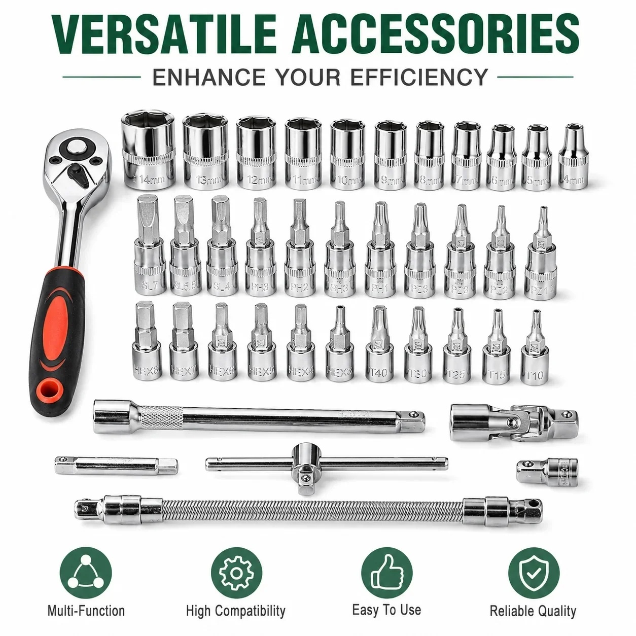 46Pc Set Perkakas Perawatan Mo - Workshop Tools Sale ulasan dan harga