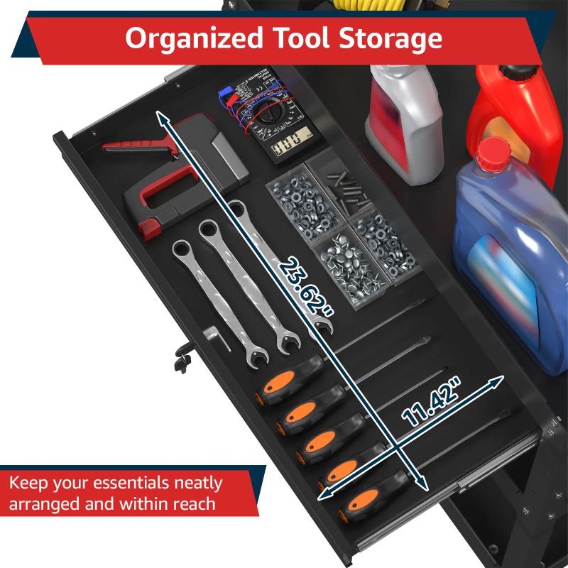Troli Perkakas 3 Tingkat, Tuga - Workshop Garage Tools Manufacturer ulasan dan harga